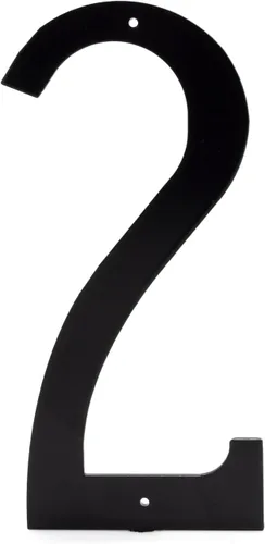 Vista 9 de Montague Metal Products números estándar para casas, Negro