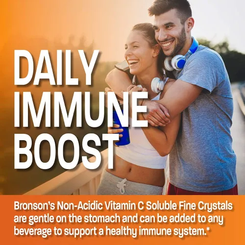 Vista 4 de Bronson Labs cristales de vitamina C, 1000 mg (ascorbato de sodio no acídico), 1
