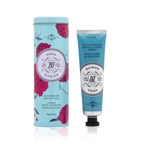 Vista 5 de La Chatelaine Crema de Manos de Mantequilla de Karité, Fabricada en Francia, Ingredientes Naturales y Orgánicos, 70ml / 2.3 oz, Estuche de Regalo