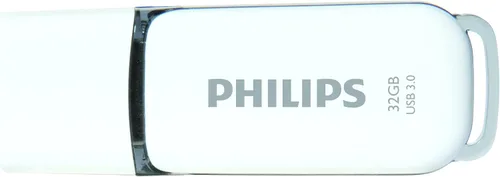 Vista 5 de Philips SU000710 32 GB USB 3.0 Snow Pen Drive - Negro, 100MB/s