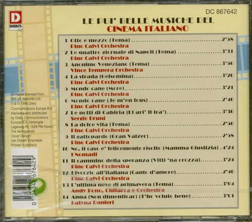 Vista 2 de Le Piu' Belle Musiche del Cinema Italiano, Vol. 3