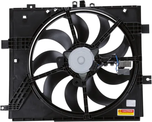 Vista 2 de TYC 622770 Compatible con el conjunto de ventilador de refrigeración de repuesto NISSAN Versa, color negro
