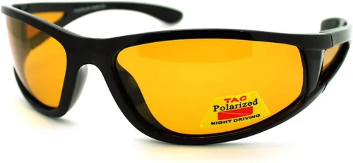 Vista 2 de Gafas de sol polarizadas de visión nocturna para hombre color negro