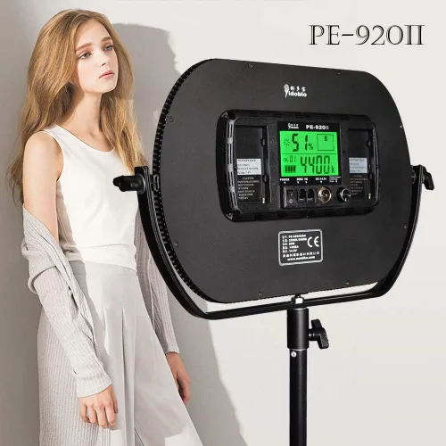 Vista 7 de Iluminación LED profesional bicolor delgada de estudio, luz ultradelgada de estudio con borde de estudio, luz vertical
