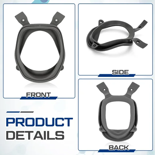 Vista 3 de 1 anillo de goma para piezas faciales completas compatibles con protección respiratoria serie 6000, compatible con 6800/37004 pieza de repuesto