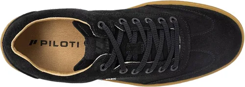 Vista 21 de Piloti Zapatos de conducción para hombre, zapatos deportivos de gamuza italiana Shift para hombre
