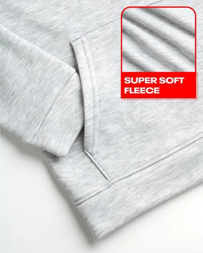 Vista 5 de Reebok Sudadera para niños Sudadera con capucha Active Fleece Pullover (Talla 4-20)