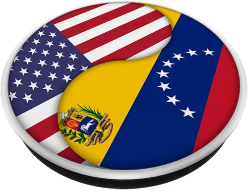 Vista 2 de Venezuela Pop Socket Venezuela Popsocket Venezuelan American - PopSockets Grip and Stand for Phones and Tablets