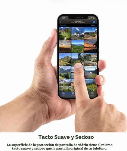 Vista 8 de ZAGG InvisibleShield - Protector de pantalla de privacidad de vidrio para iPhone 13 PRO MAX – 3X protección contra impactos y arañazos, vidrio