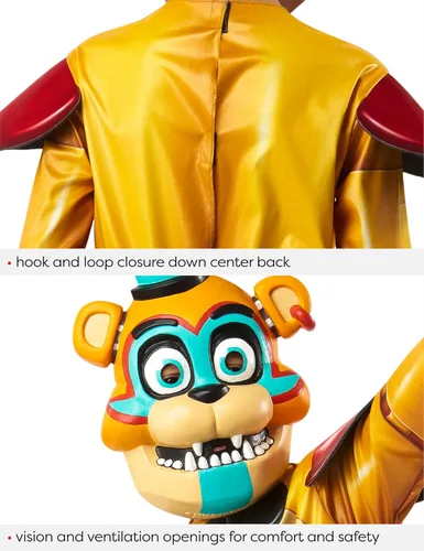 Vista 6 de Rubie's - Disfraz infantil de Five Nights at Freddy's Glamrock Freddy