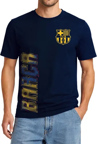Vista 21 de Icon Sports Officially Licensed FC Barcelona Cotton T-Shirt - Unisex Adult