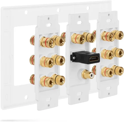 Vista 5 de Fosmon Placa de pared de cine en casa con distribución envolvente de 3