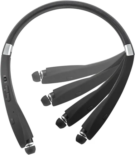 Vista 4 de MobileSpec MBS11182 - Auriculares estéreo con Bluetooth, color negro