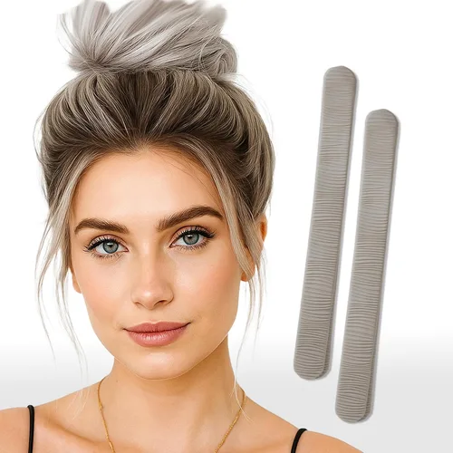 Vista 7 de 2 BUN BARZ by PONY-O - Máquina para hacer bollos flexible patentada para cabello fino y fino, herramienta fácil de moño para el cabello, alternativa