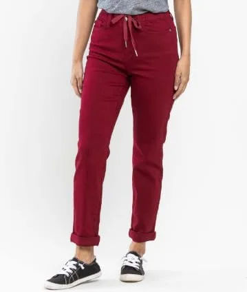 Vista 2 de Judy Blue Pantalones de mezclilla Scarlett de cintura alta para mujer 88727