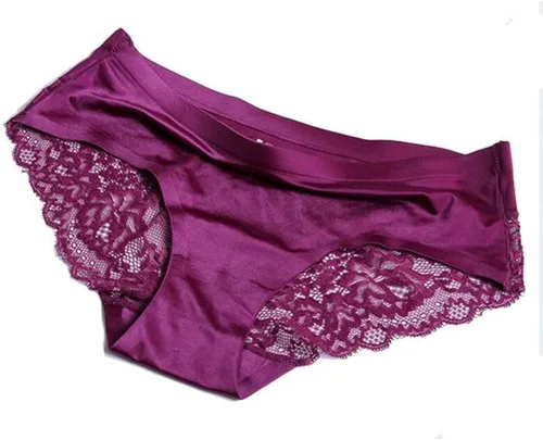 Vista 3 de Newlyns Women's 7 Pack Breathable Satin Briefs ( Multi colors)
