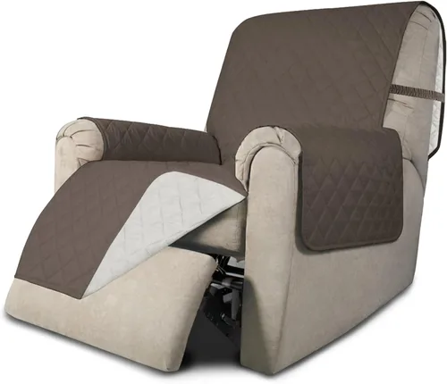 Vista 316 de Easy-Going - Funda reversible para sofá, resistente al agua, con varillas de espuma y correas elásticas, protector de muebles para mascotas y perros