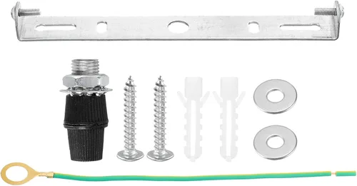 Vista 11 de MECCANIXITY Placa de luz de techo 3.150x0.709x0.630 in Soporte de montaje para lámpara de oficina en casa, 1 juego