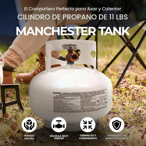 Vista 2 de Manchester Tank & Equip 10393.1 - Tanque de propano (11 lb)