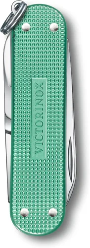 Vista 3 de Victorinox Classic SD Alox Swiss Army Cuchillo compacto, 5 funciones, navaja de bolsillo de fabricación suiza con hoja pequeña, destornillador