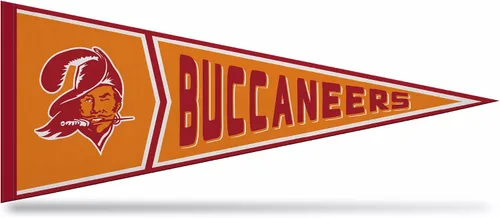 Vista 10 de Rico Industries NFL Retro - Alt 12" x 30" Felt Wall Décor Pennant - Great for Home/Bed Room/Man Cave Décor