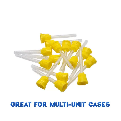 Vista 2 de Puntas de mezcla dental Impression Yellow 1:1 50 pcs