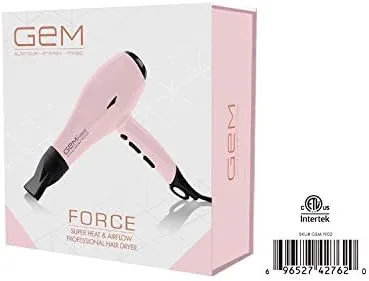 Vista 3 de Secador de pelo de ciencia de cerámica iónica intensa (rosa bebé)