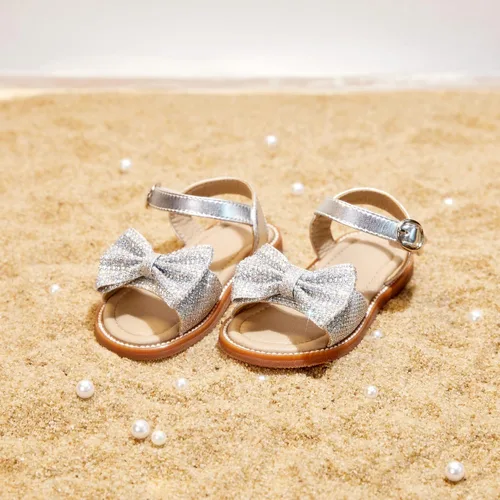 Vista 3 de GINFIVE Sandalias para niñas pequeñas, sandalias para niñas y niños pequeños