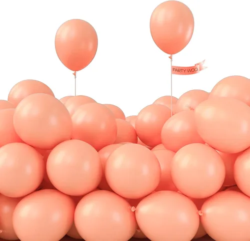 Vista 118 de PartyWoo Globos color nude, 50 globos bohemios de color albaricoque de 5 pulgadas, globos beige para guirnalda de globos o arco de globos como