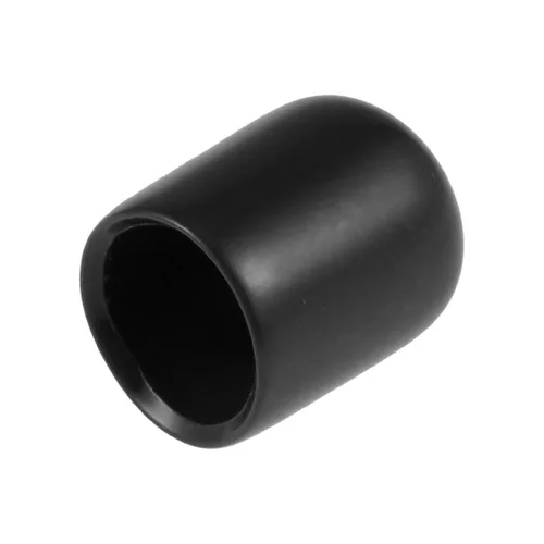 Vista 65 de uxcell 80 tapas de goma de 0.551 in de vinilo de identificación redonda tapa tapa de rosca de tornillo protectores negro