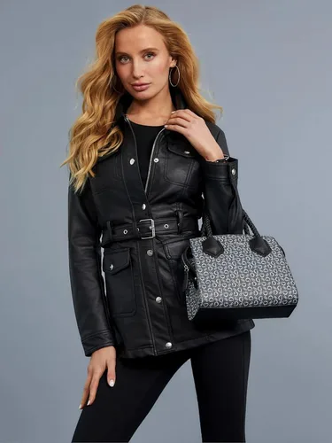 Vista 3 de Guess Encanto de bloqueo de las mujeres trenzado manijas pequeña bolsa Crossbody bolso bolso - salviaazul, Azul