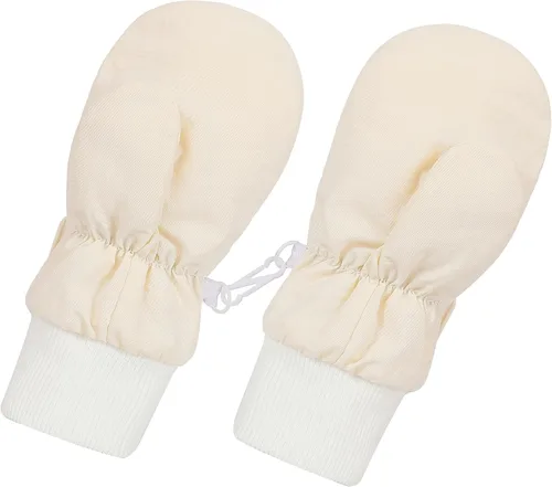 Vista 2 de Urban Virgin Guantes de invierno para bebés y niños pequeños, con forro polar, cálidos, impermeables, guantes de nieve para niños y niñas