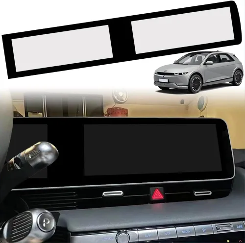Vista 7 de BestEvMod para Ioniq5 LHD Panel de Malla Lateral de Pantalla Envolvente Negro Compatible con Hyundai Ioniq 5 2022 2023 2024 2025 Accesorios