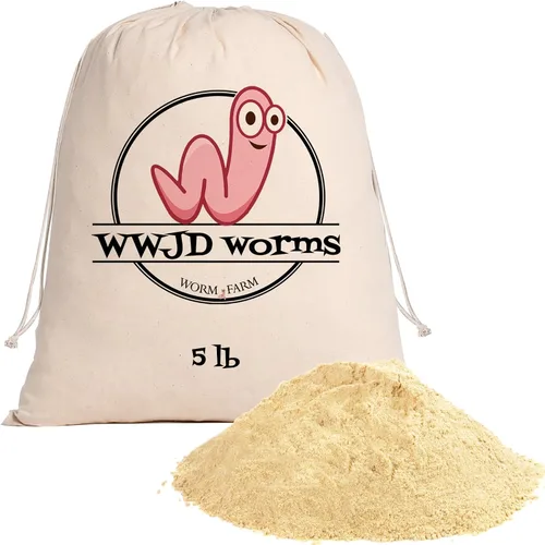 Vista 8 de Comida para gusanos para rastreadores nocturnos y meneadores rojos, iniciador de abono rico en minerales, alimento de mezcla de nutrientes