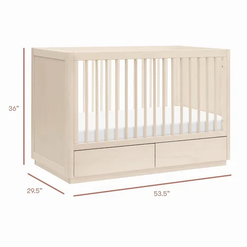 Vista 2 de Babyletto Bento - Cuna convertible 3 en 1 con cajones de almacenamiento para cuna GREENGUARD Certified, Converts to Toddler Bed & Daybed - 4