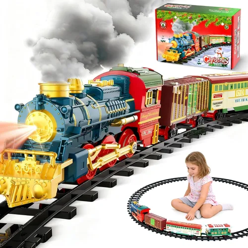 Vista 10 de Pista de carreras de 16.4 pies, pista de carreras flexible de 3 carriles para niños, compatible con autos a escala 1/64 fundidos a presión con 6