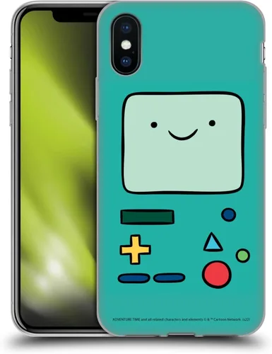 Vista 125 de Head Case Designs Funda de gel suave con licencia oficial de Adventure Time BMO Graphics compatible con Apple iPhone 7 Plus/iPhone 8 Plus