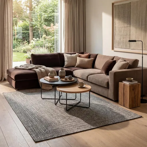 Vista 21 de nuLOOM Wynn Alfombra de Área Trenzada para Interiores/Exteriores, 3x5, Bronceado Wynn Tan