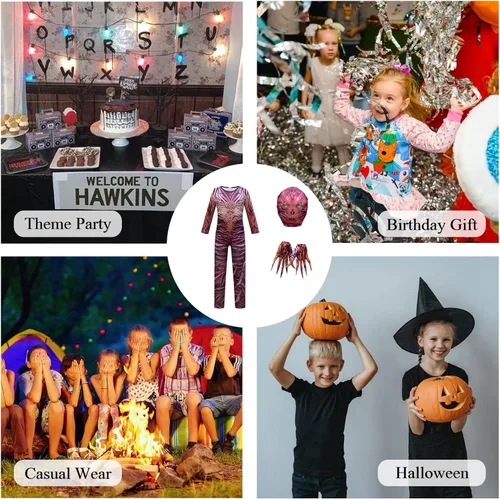Vista 7 de ZIVANTO Boys Halloween Costume Monster Jumpsuit Set 5-11Y