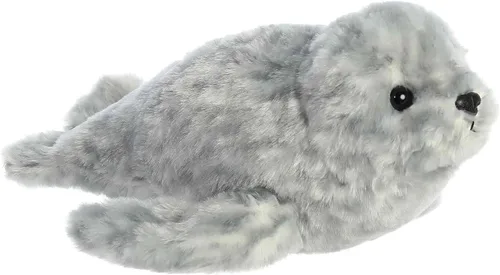 Vista 70 de Aurora® Adorable Mini Flopsie™ Mei Mei™ Animal de peluche, facilidad juguetona, compañeros atemporales, color blanco, 8 pulgadas