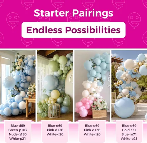 Vista 111 de Bezente Globos Naranjas de Látex para Fiestas - Paquete de 150 Globos de Helio Naranjas Mate Pequeños de 5 Pulgadas para Decoraciones de Fiestas
