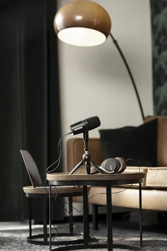 Vista 16 de Shure Micrófono y soporte USB para podcast MV7