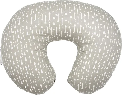 Vista 11 de LAT - Almohada de lactancia para lactancia materna, funda extraíble 100% algodón, almohadas ergonómicas para lactancia materna para mamá y bebé
