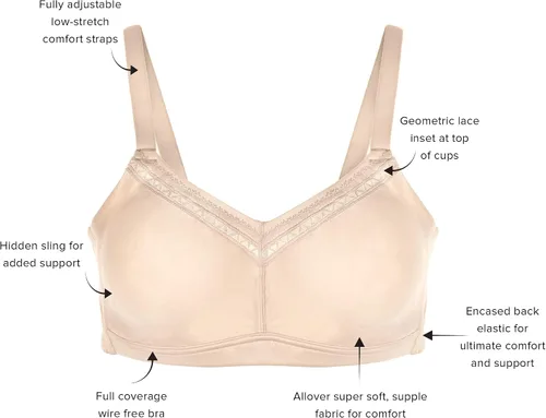 Vista 5 de Wacoal Womens Perfect Primer Wire Free Bra