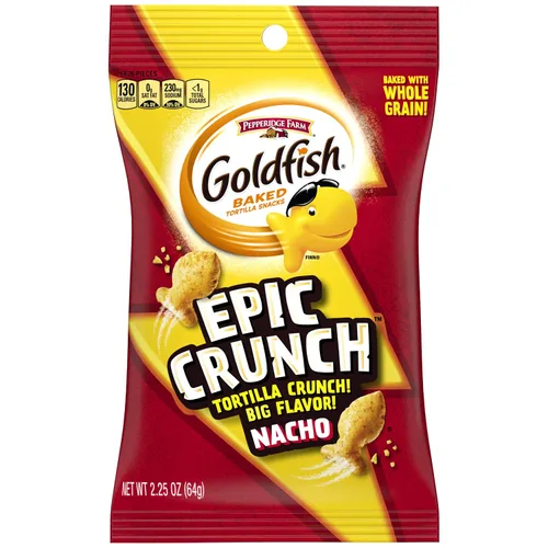 Vista 20 de Pepperidge Farm Goldfish - Galletas horneadas con queso cheddar, 2.25 onzas, paquete de 72