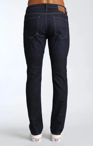 Vista 5 de Mavi Jake - Pantalones de mezclilla ajustados de tiro regular para hombre