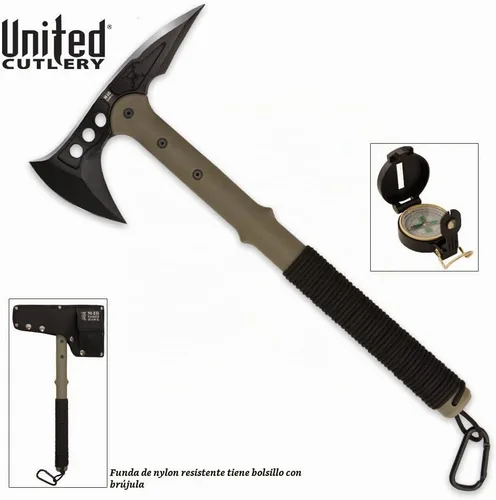 Vista 3 de United Cutlery - UC2836 M48 Ranger Hawk hacha con brújula
