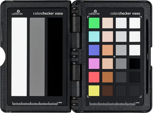 Vista 2 de Calibrite ColorChecker Video Color Target w/White Balance Reference for Video Production, Vectorscope and Waveform Optimized Layout with Skin Tones