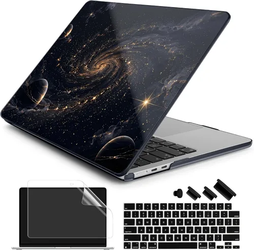 Vista 35 de Batianda Estuche Premium para Nuevo MacBook Air de 15 Pulgadas 2025 M4 2024 2023 con Chip M3 M2 Modelo A3241/A3114/A2941, Estuche Protector de Olas