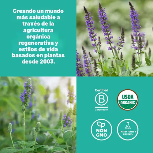 Vista 5 de Navitas Organics Semillas de chía - Para pudín de chía, batidos, horneado, ensaladas y más - Omega 3, fibra, minerales - USDA orgánico, sin OGM